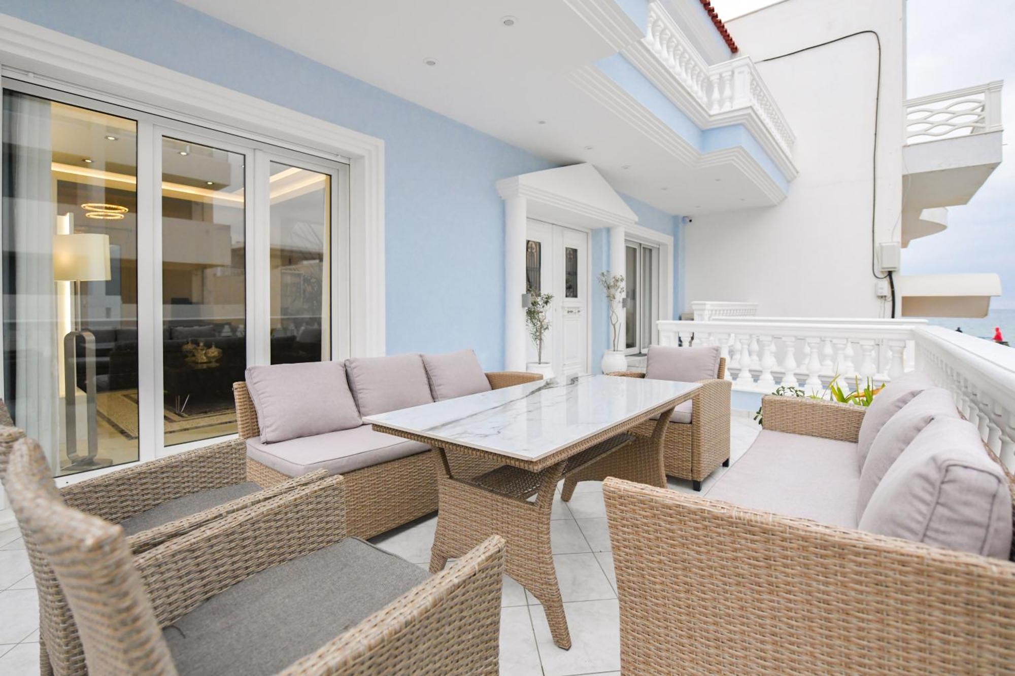Beach Blue Villa Corinth エクステリア 写真