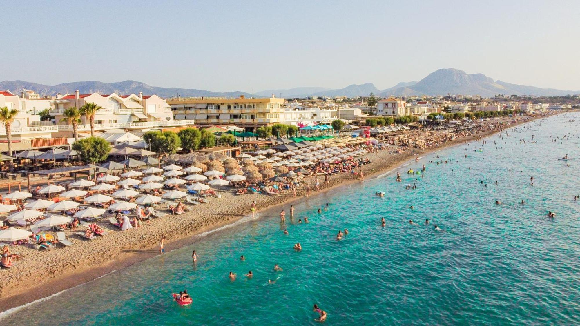 Beach Blue Villa Corinth エクステリア 写真